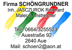 Schöngrundner Maler & Bodenleger Inh. Reinhard Jasczurok Logo